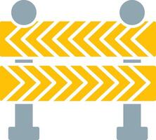 Road Barrier Icon Design Symbol vector