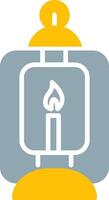 Oil Lamp Icon Design Symbol vector