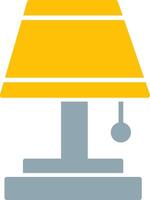 Table Lamp Icon Design Symbol vector