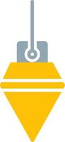 Plumb Bob Icon Design Symbol vector