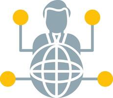 Outsource Icon Design Symbol vector