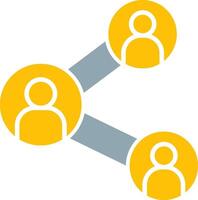 Network Icon Design Symbol vector