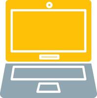 Laptop Icon Design Symbol vector