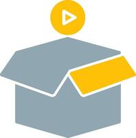 Package Icon Design Symbol vector