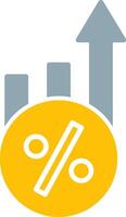 Increase Icon Design Symbol vector