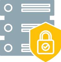 Database Icon Design Symbol vector
