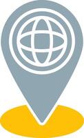 Geospatial Technology Icon Design Symbol vector