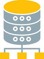 Database Icon Design Symbol vector