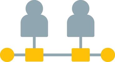 Network Connection Icon Design Symbol vector