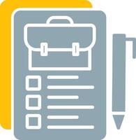 Job Description Icon Design Symbol vector