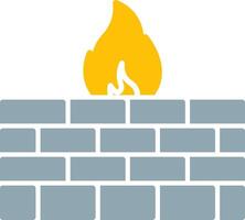 Firewall Icon Design Symbol vector