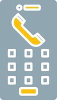 Keypad Icon Design Symbol vector