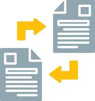 Data Transfer Icon Design Symbol vector