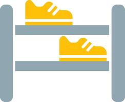 Shoe Rack Icon Design Symbol vector