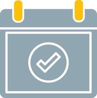 Correct Icon Design Symbol vector