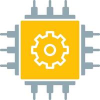 Cpu Icon Design Symbol vector