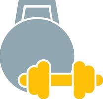 Gym Equipment Icon Design Symbol vector
