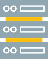 Database Icon Design Symbol vector