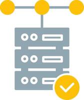 Database Icon Design Symbol vector
