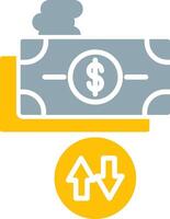 Cash Flow Icon Design Symbol vector