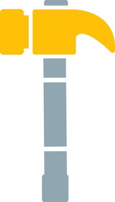 Hammer Icon Design Symbol