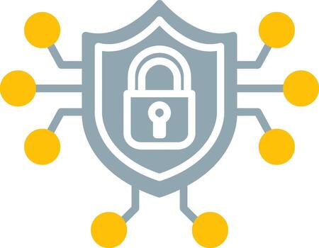 Cyber Security Icon Design Symbol vector