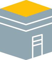 Kaaba Icon Design Symbol vector