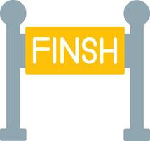 Finish Line Icon Design Symbol vector