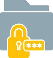 Data Encryption Icon Design Symbol vector