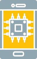 Cpu Icon Design Symbol vector