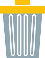 Dustbin Icon Design Symbol vector