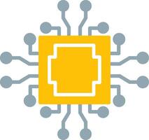 Cpu Icon Design Symbol vector