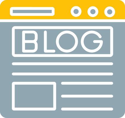 Blog Icon Design Symbol