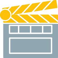 Clapperboard Icon Design Symbol vector