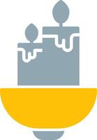 Candles Icon Design Symbol vector