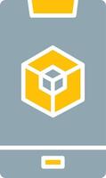 Augmented Reality Icon Design Symbol vector