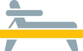 Deck Chair Icon Design Symbol vector