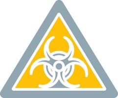 Biological Hazard Icon Design Symbol vector