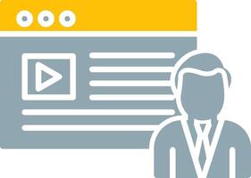 Content Creator Icon Design Symbol vector