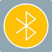 Bluetooth Icon Design Symbol vector