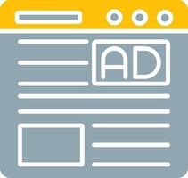 Advertisement Icon Design Symbol vector
