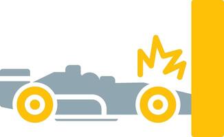 Car Accident Icon Design Symbol vector