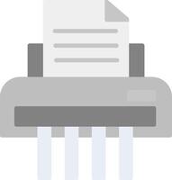 Paper Shredder Icon Design Symbol vector