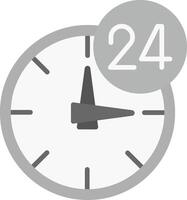 24 Hours Icon Design Symbol vector
