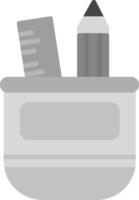 Pencil Case Icon Design Symbol vector
