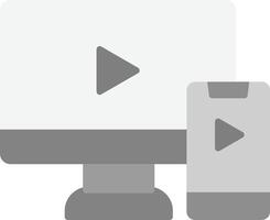 Screen Mirroring Icon Design Symbol vector