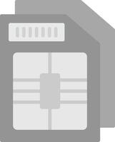 Sim Card Icon Design Symbol vector