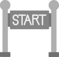 Start Line Icon Design Symbol vector