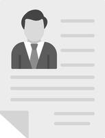 Resume Icon Design Symbol vector
