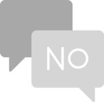 Say No Icon Design Symbol vector